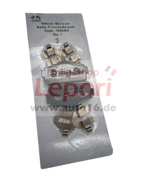 Satz Bremsklötze vorne Ligier, Microcar - Original